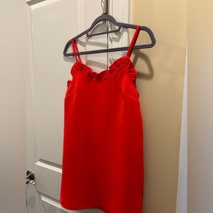 Topshop mini coral dress